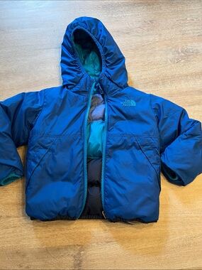 Northface 3T 550 down reversible coat VGUC